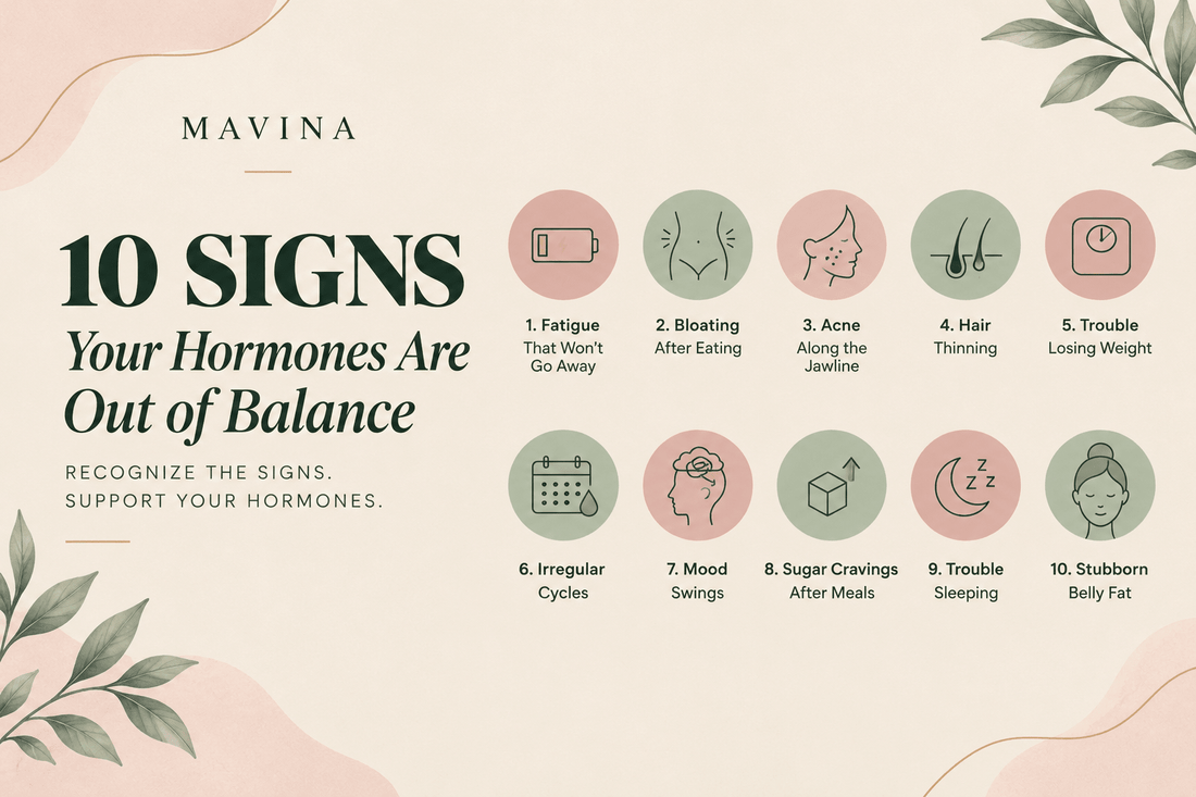 10 Signs of Hormonal Imbalance in Women (PCOS Symptoms You Shouldn't Ignore) - mavina